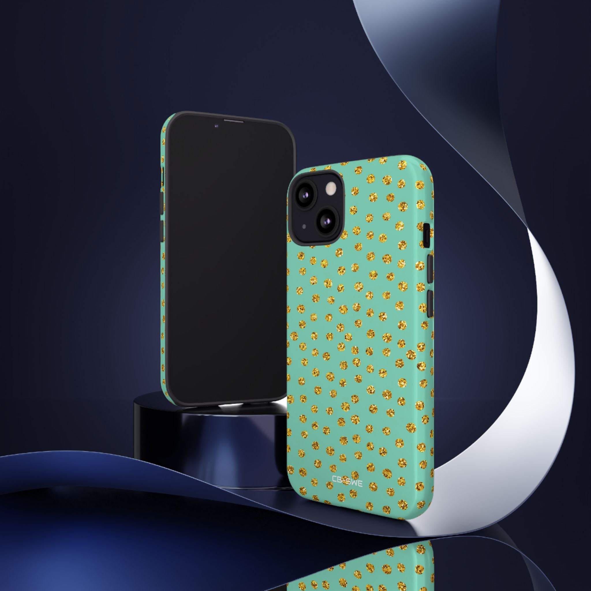 Golden Dots Dance - iPhone Case