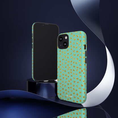 Golden Dots Dance - iPhone Case