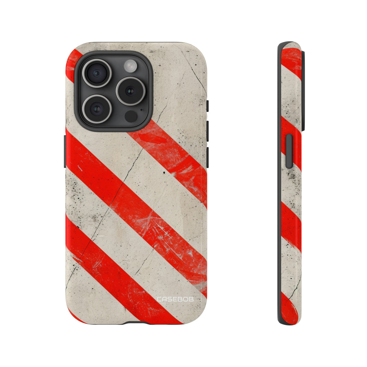 Crimson Line Minimalism - Protective Phone Case