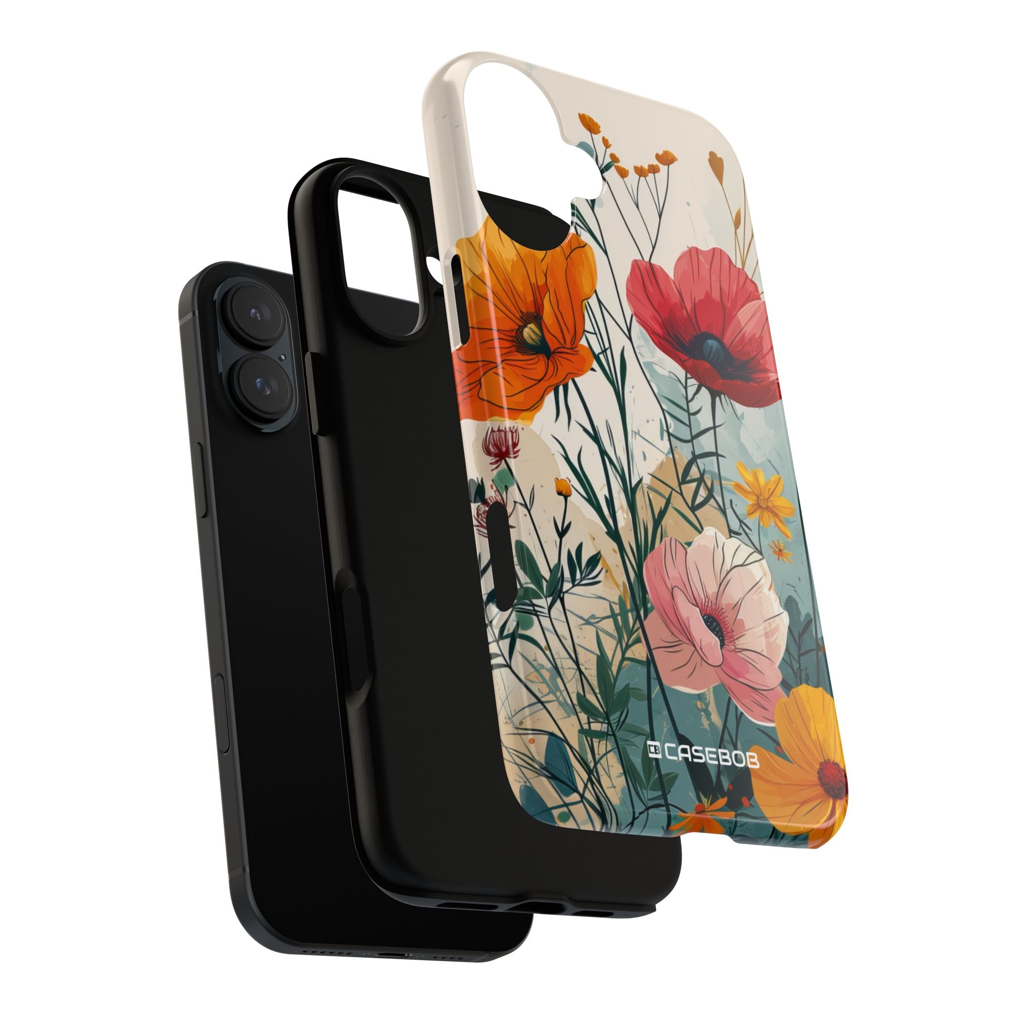 Whimsical Garden Watercolor Blooms - for iPhone 16