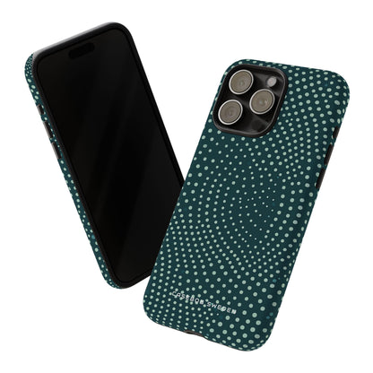 Teal Rippleflow iPhone 15 - Tough Phone Case