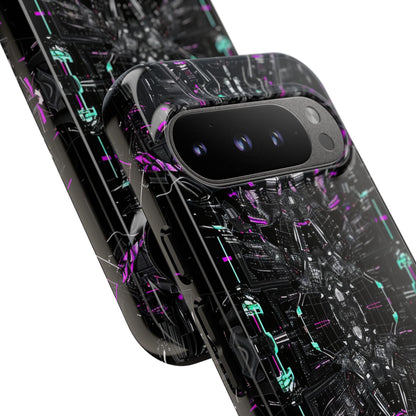 Cybernetic Neon Nexus Google Pixel 9 - Resistente