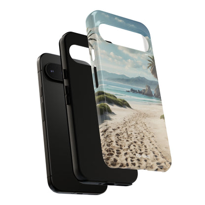 Footprints Trace Sand - Google Pixel Case