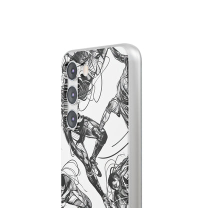 Dynamic Athletic Surrealism | Flexible Phone Case for Samsung Galaxy