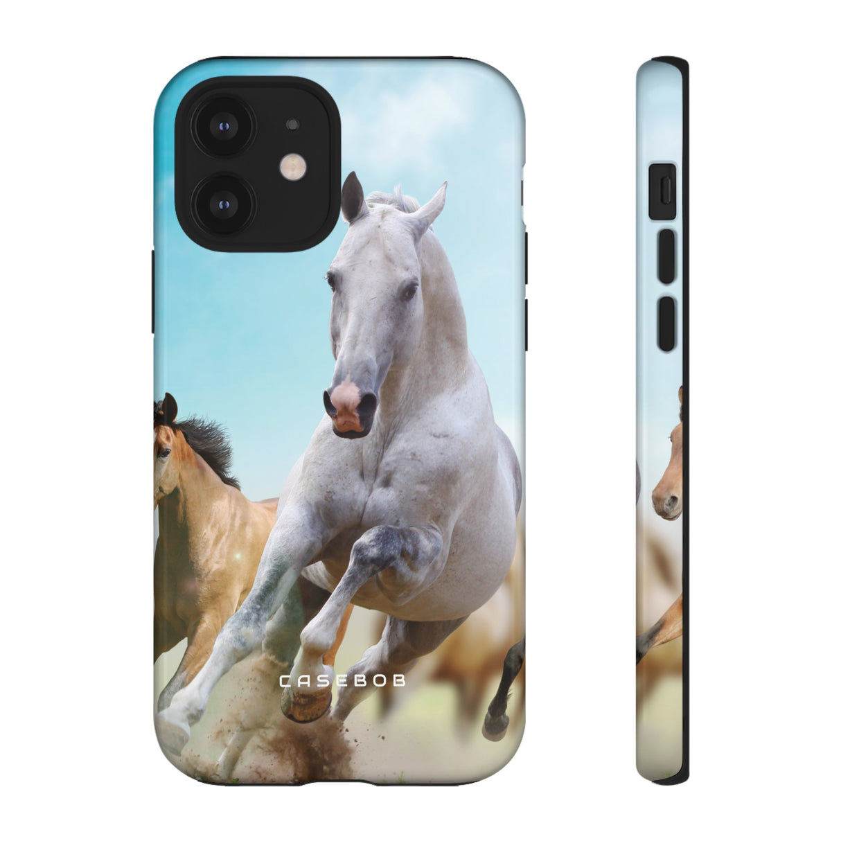 Blue Sky Horses - Protective Phone Case