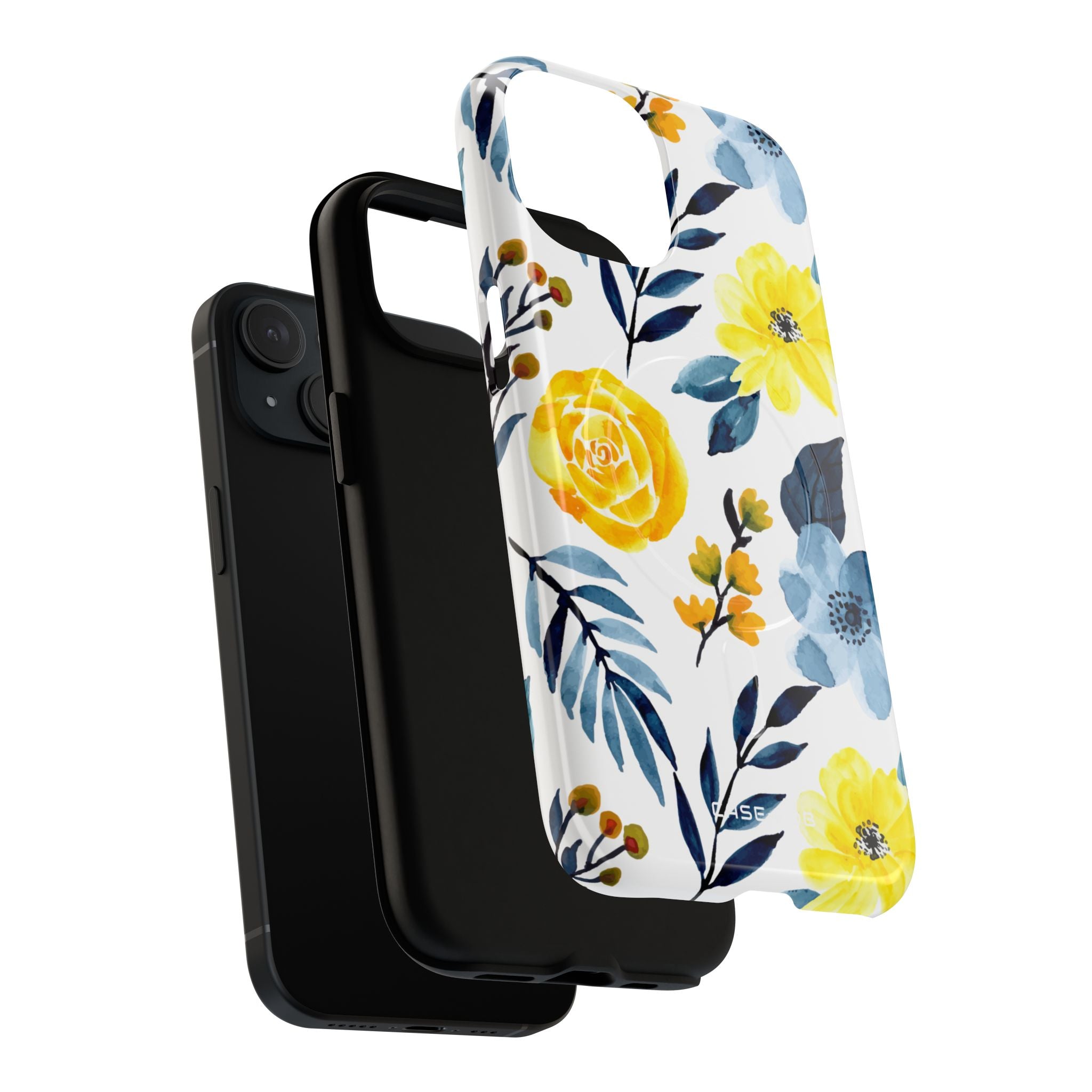 Golden Bloom iPhone 15 Case - Tough+