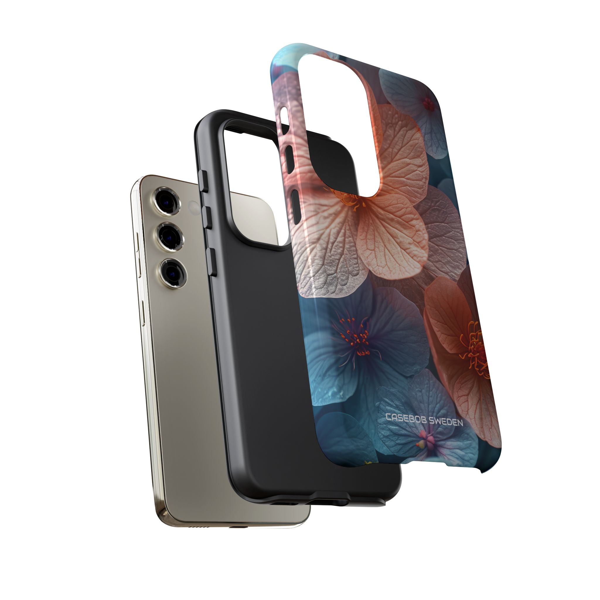 Peach Blossom Serenity - Tough Samsung S23 Phone Case