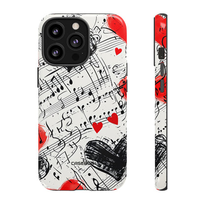 Melodic Love Notes - Protective Pixel Case - Protective Phone Case