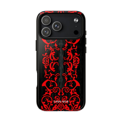 Crimson Spiral iPhone 17 Pro Max Case - Tough+