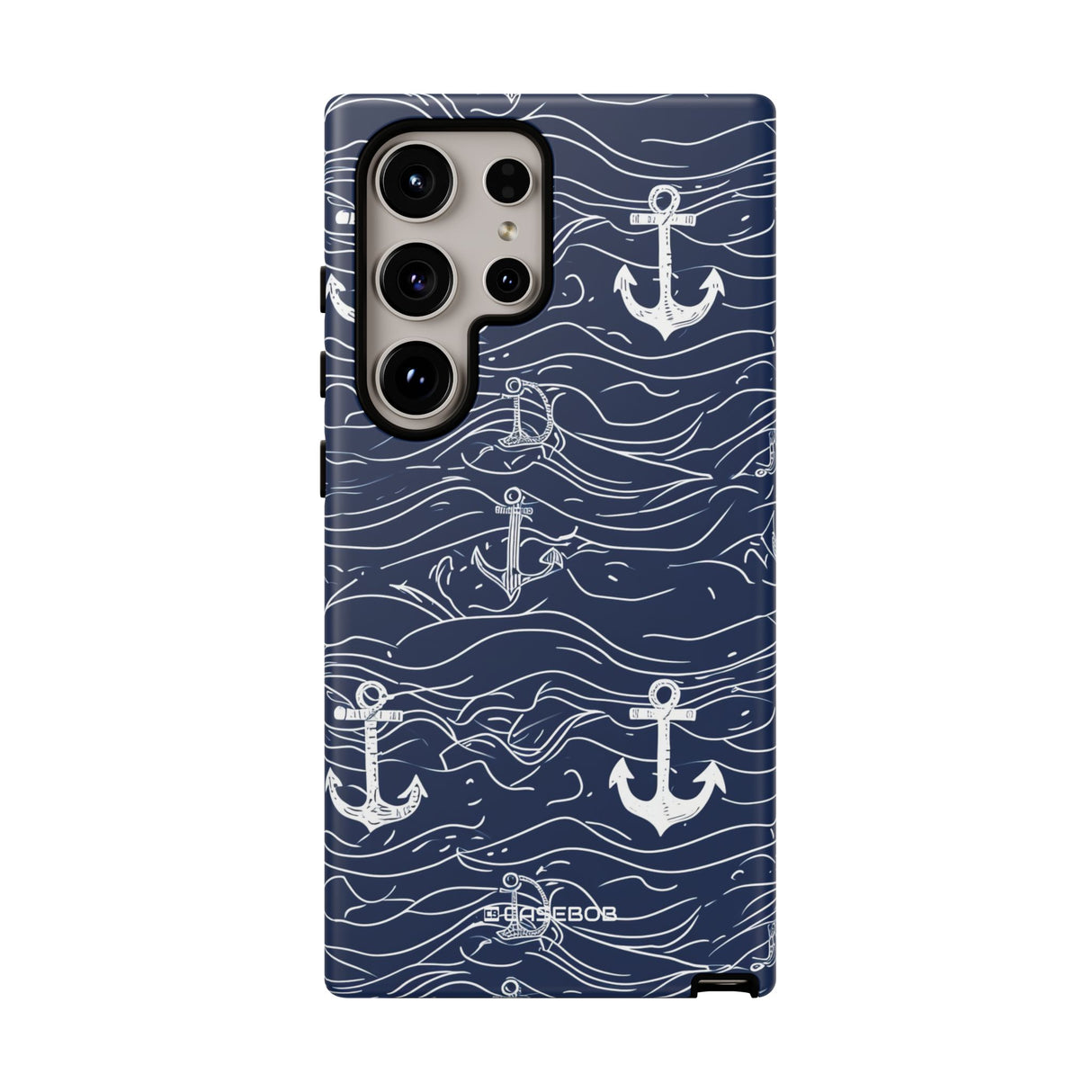 Nautical Whimsy: Anchors and Waves - For Samsung S24