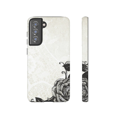 Rosett Gothic Flower - Protective Phone Case