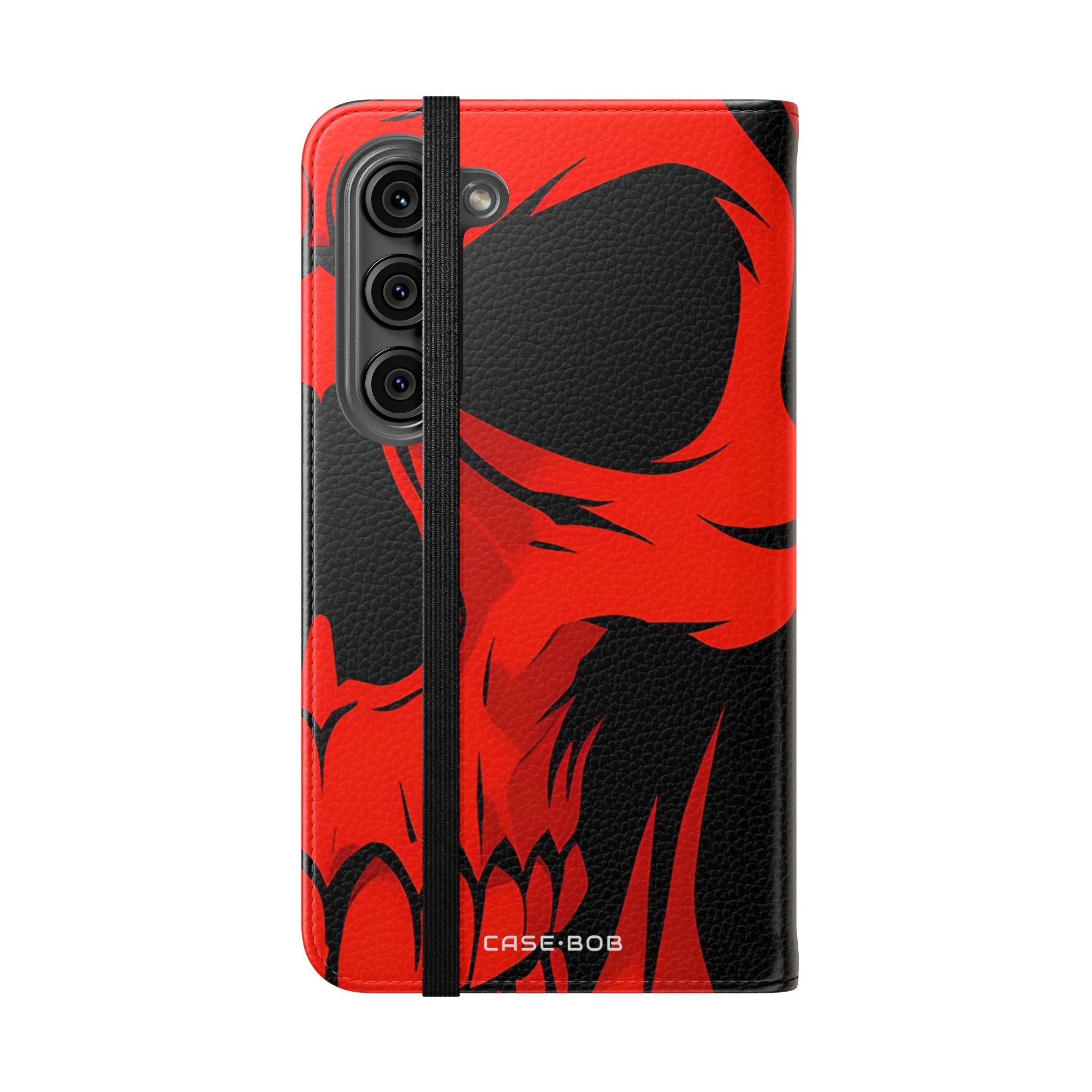 Dual Skulls RedBlue - Samsung S23 Case - Wallet