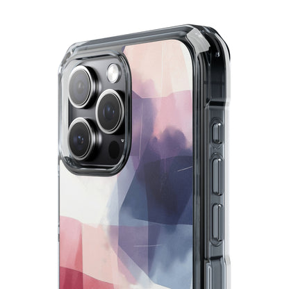 Fluid Shapes Merge iPhone Case - Impact