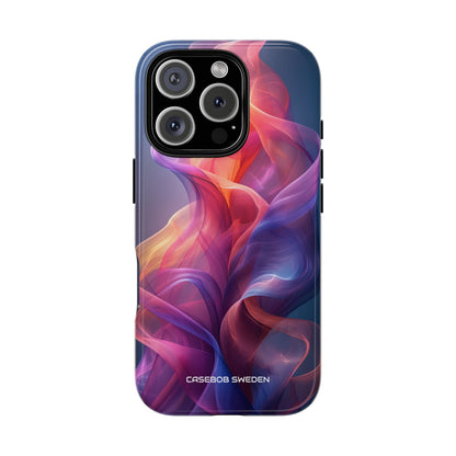 Violet Orange Flow - Tough iPhone 16 Phone Case