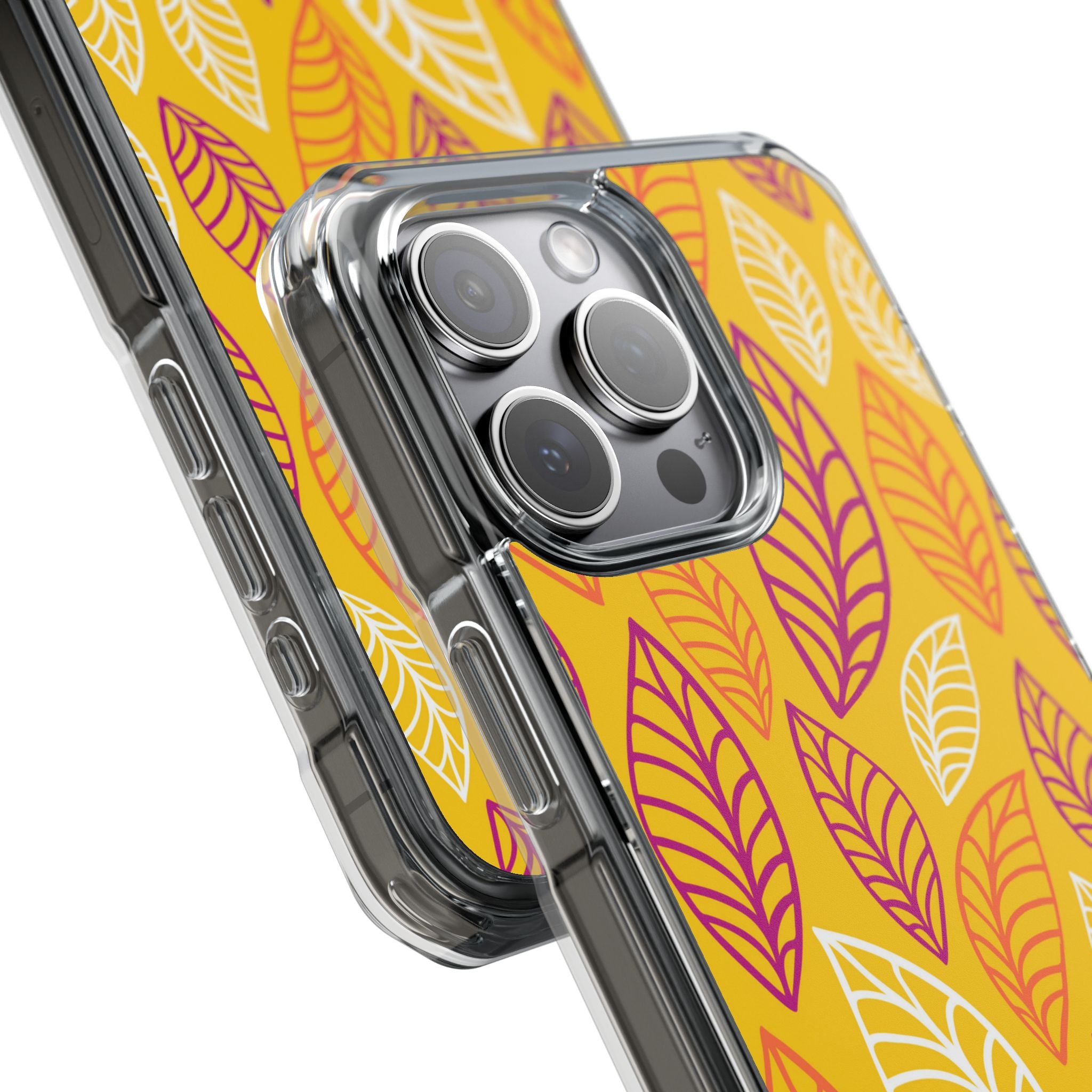 Vibrant Leaf Symphony iPhone Case - Impact
