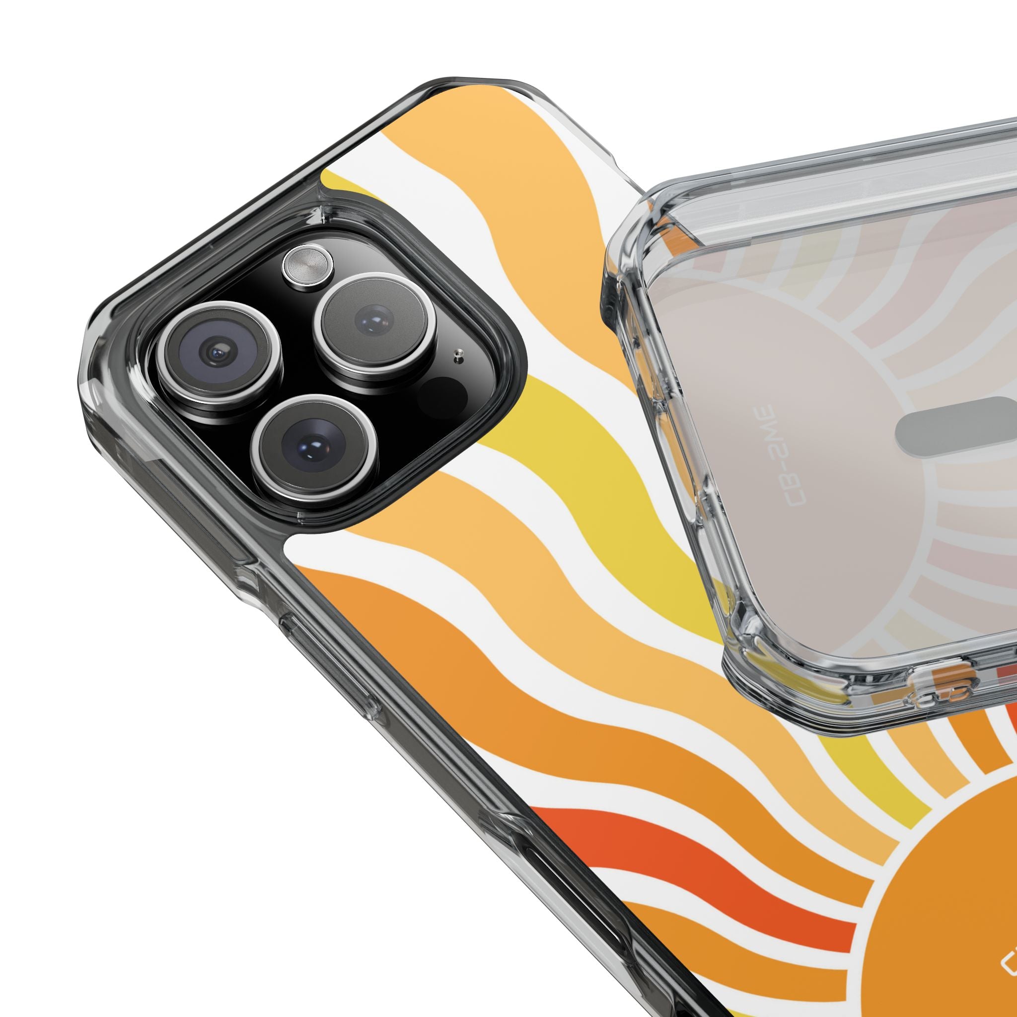 Retro Sunshine Waves iPhone Case - Impact