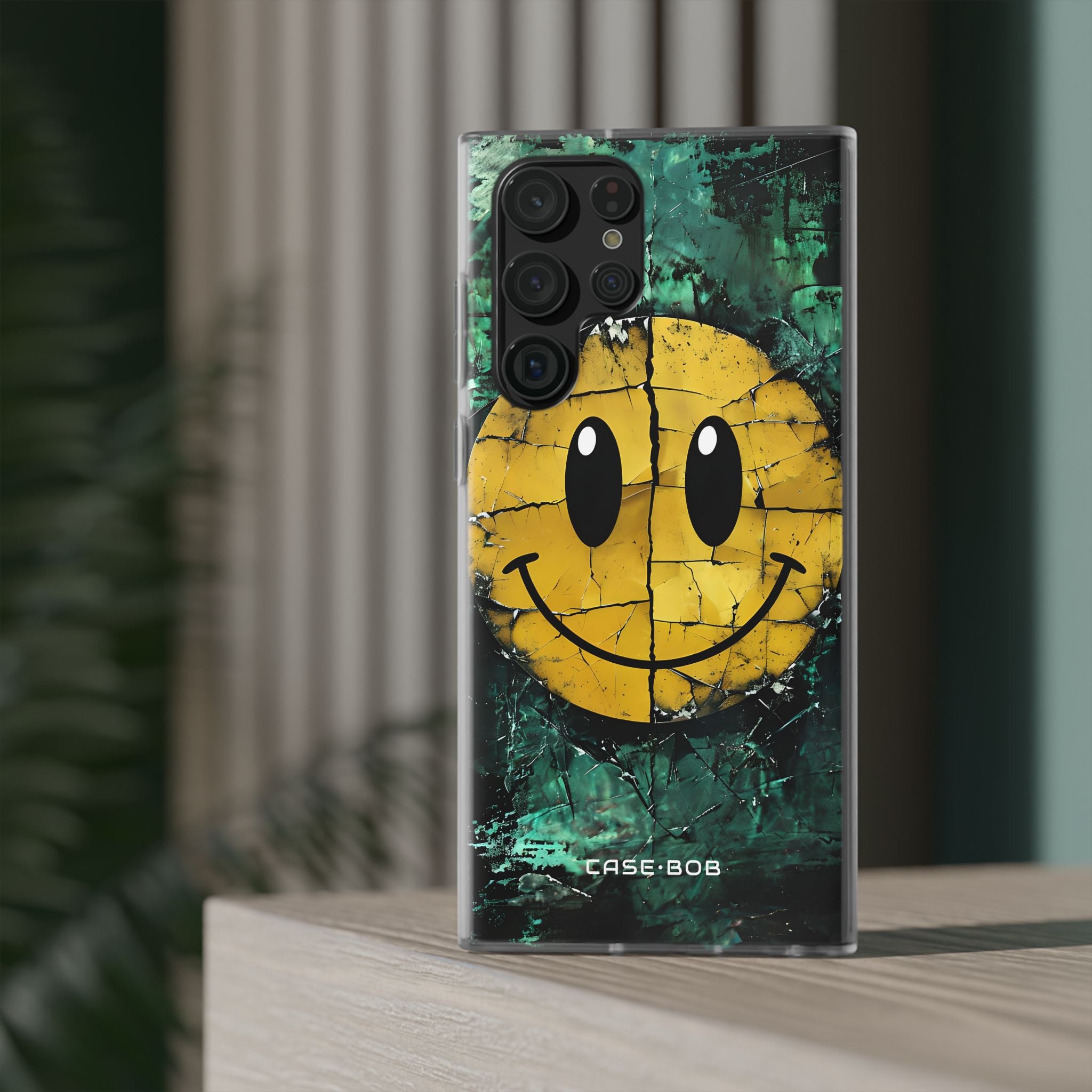 Cracked Smiley Samsung S22 Ultra - Soft Case