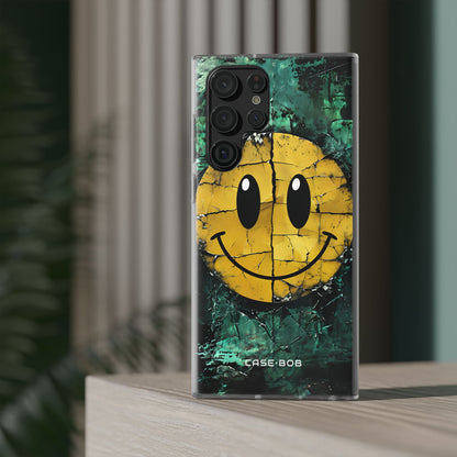 Cracked Smiley Samsung S22 Ultra - Soft Case