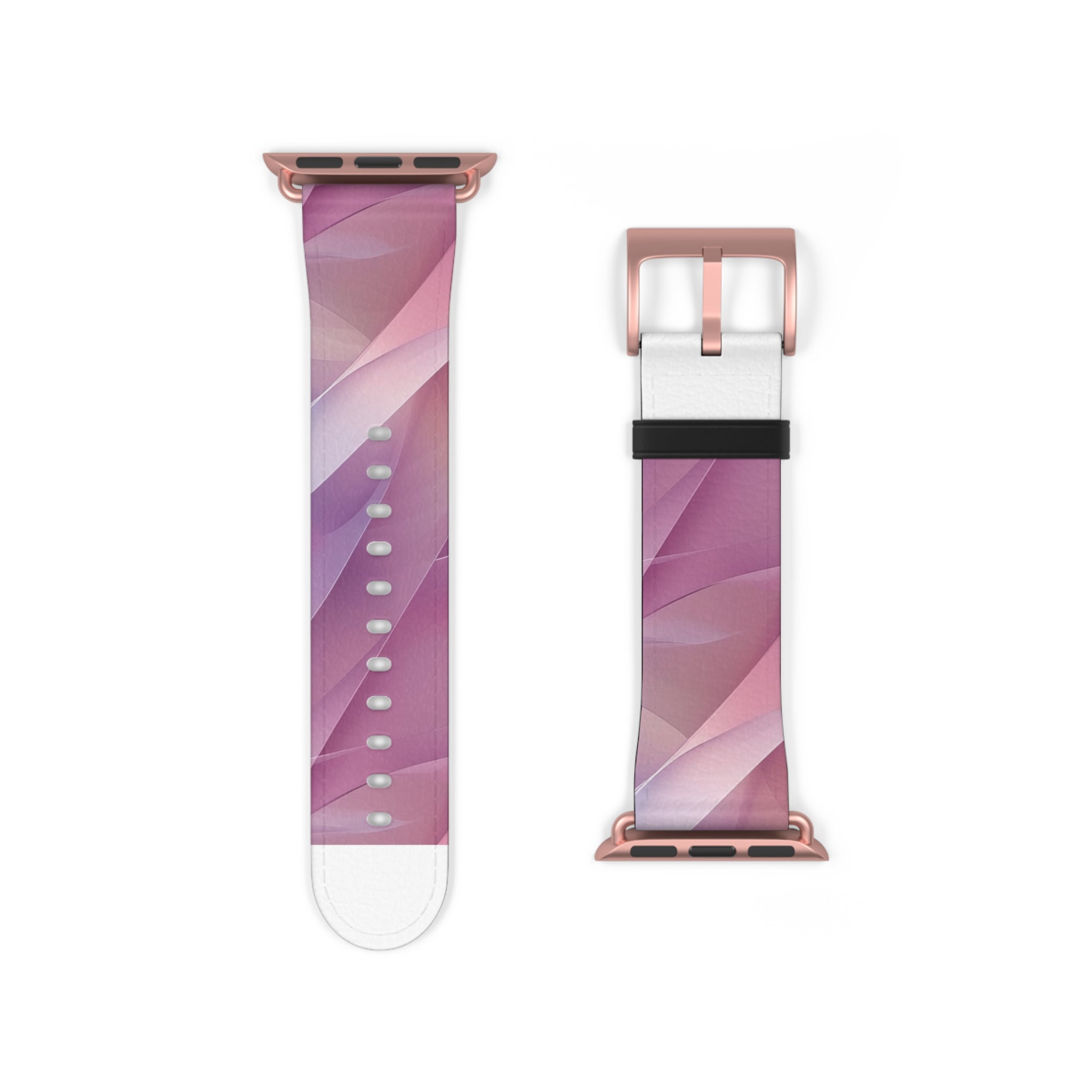 Pink Leafwave - Watch Band