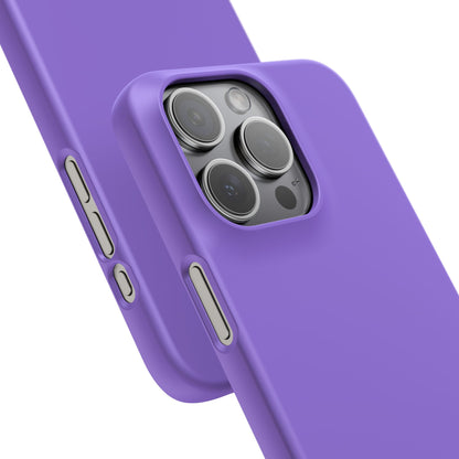 Medium Purple iPhone 15 - Slim Phone Case