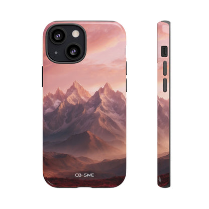 Vibrant Peaks Emerge - iPhone Case