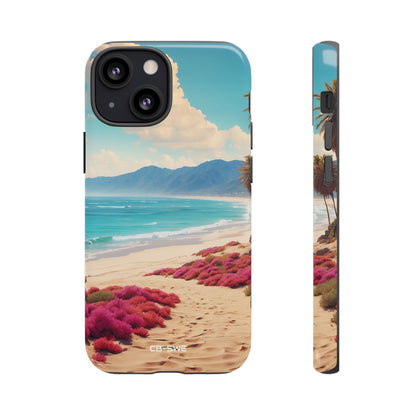 Footprints Trace Sand - iPhone Case