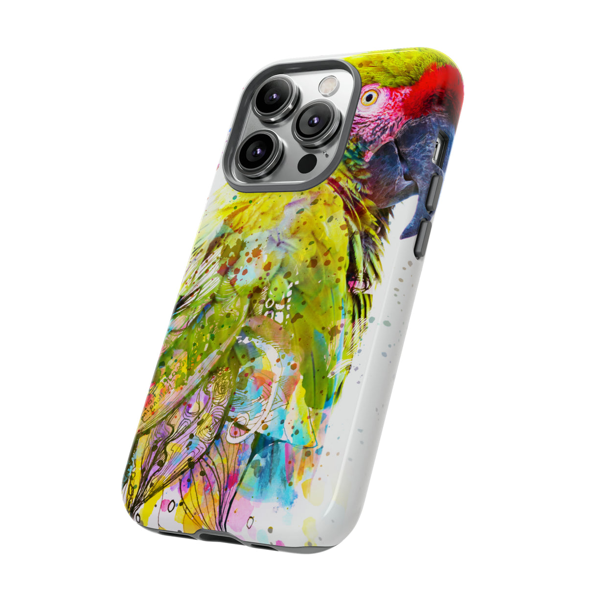 Colorful Parrot - Protective Phone Case