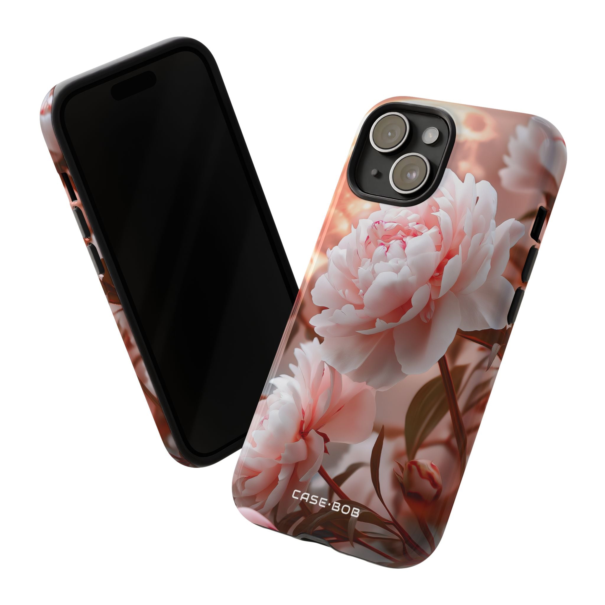 Peony Moonlight iPhone 15 Case - Tough