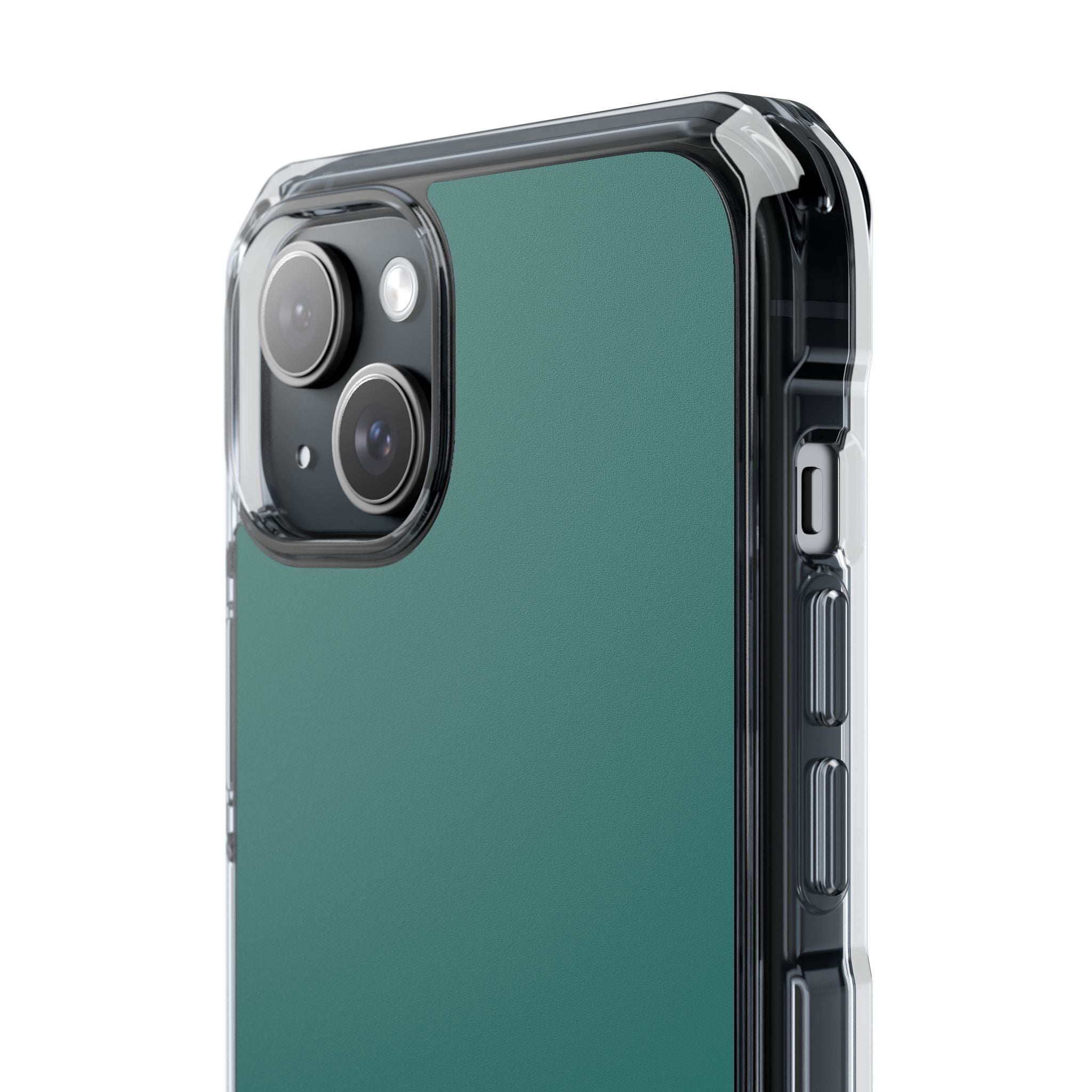 Myrtle Green - Clear Impact Case for iPhone