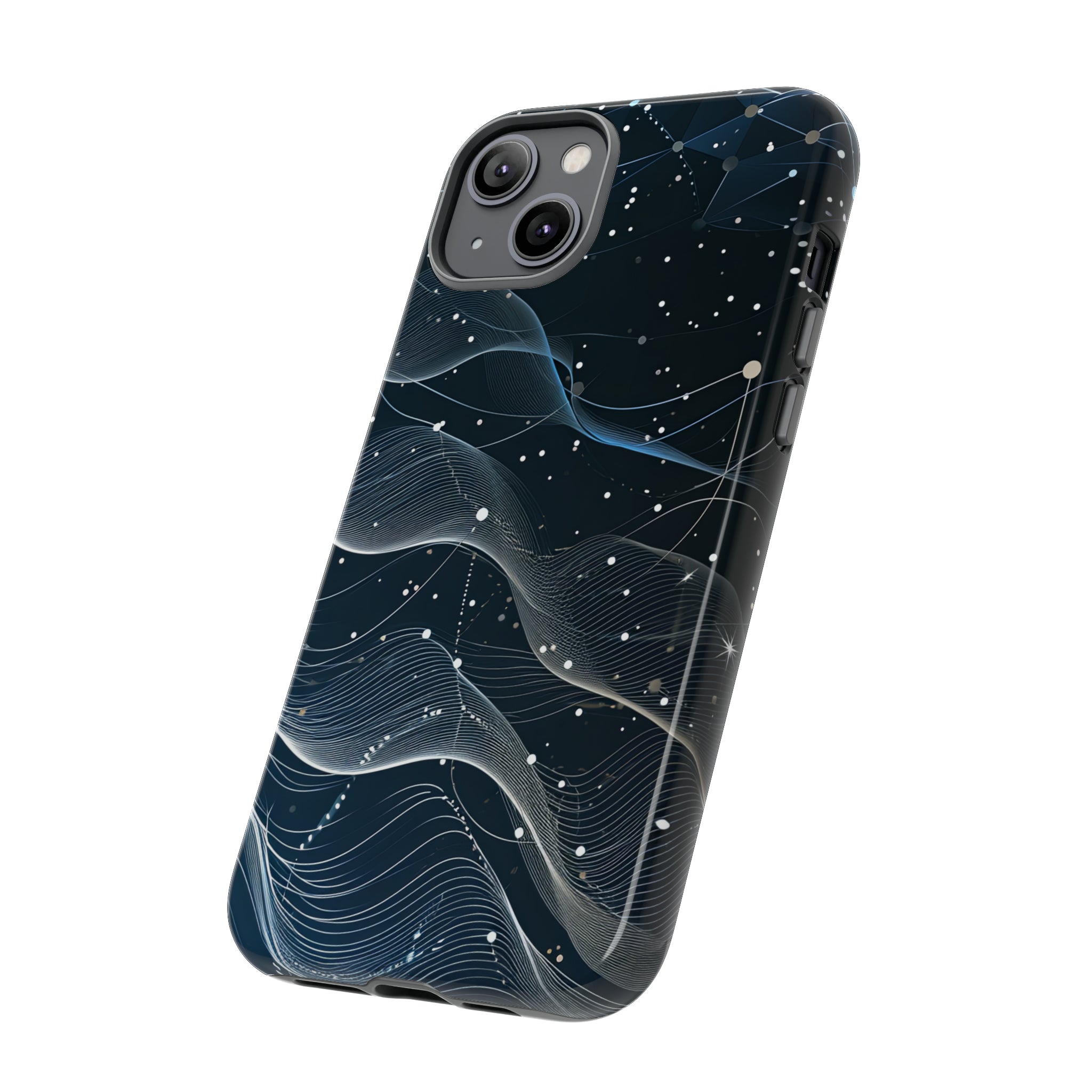 Connectivity Wave: Network Gradient - Protective Phone Case