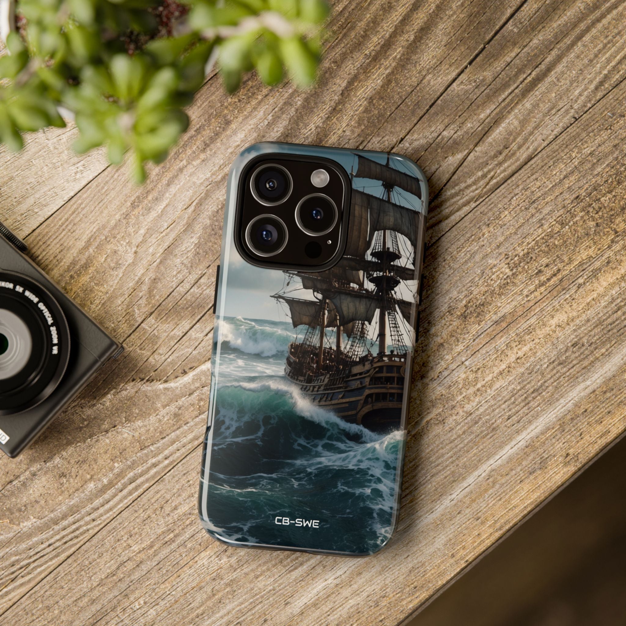 Ship Faces Waves - iPhone Case
