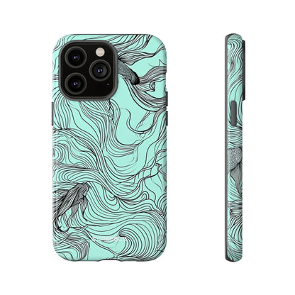 Aqua Serenity | Protective Phone Case for iPhone