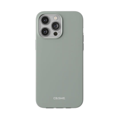 Aschgraue iPhone-Hülle – Flexi
