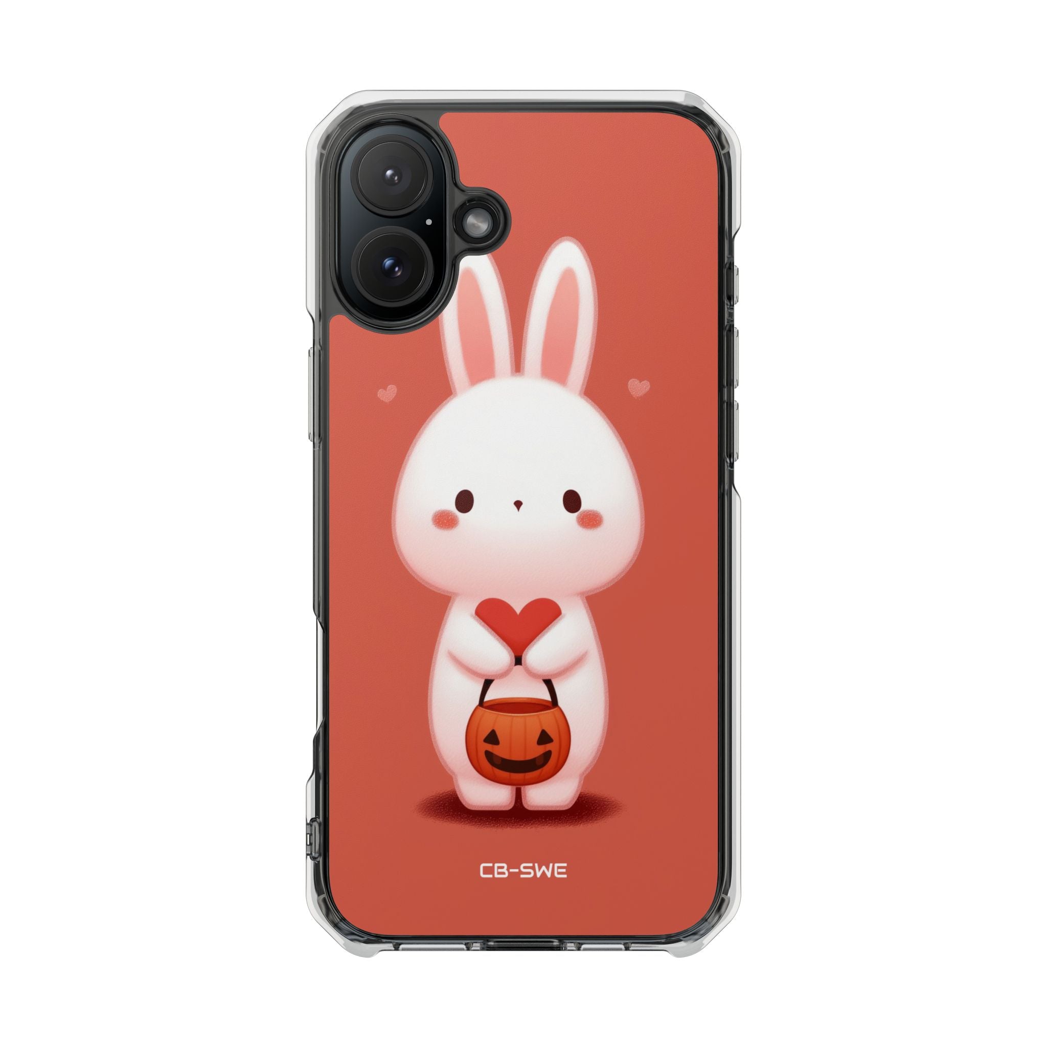 Bunny Holds Heart iPhone Case - Impact