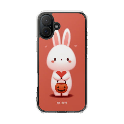 Bunny Holds Heart iPhone Case - Impact