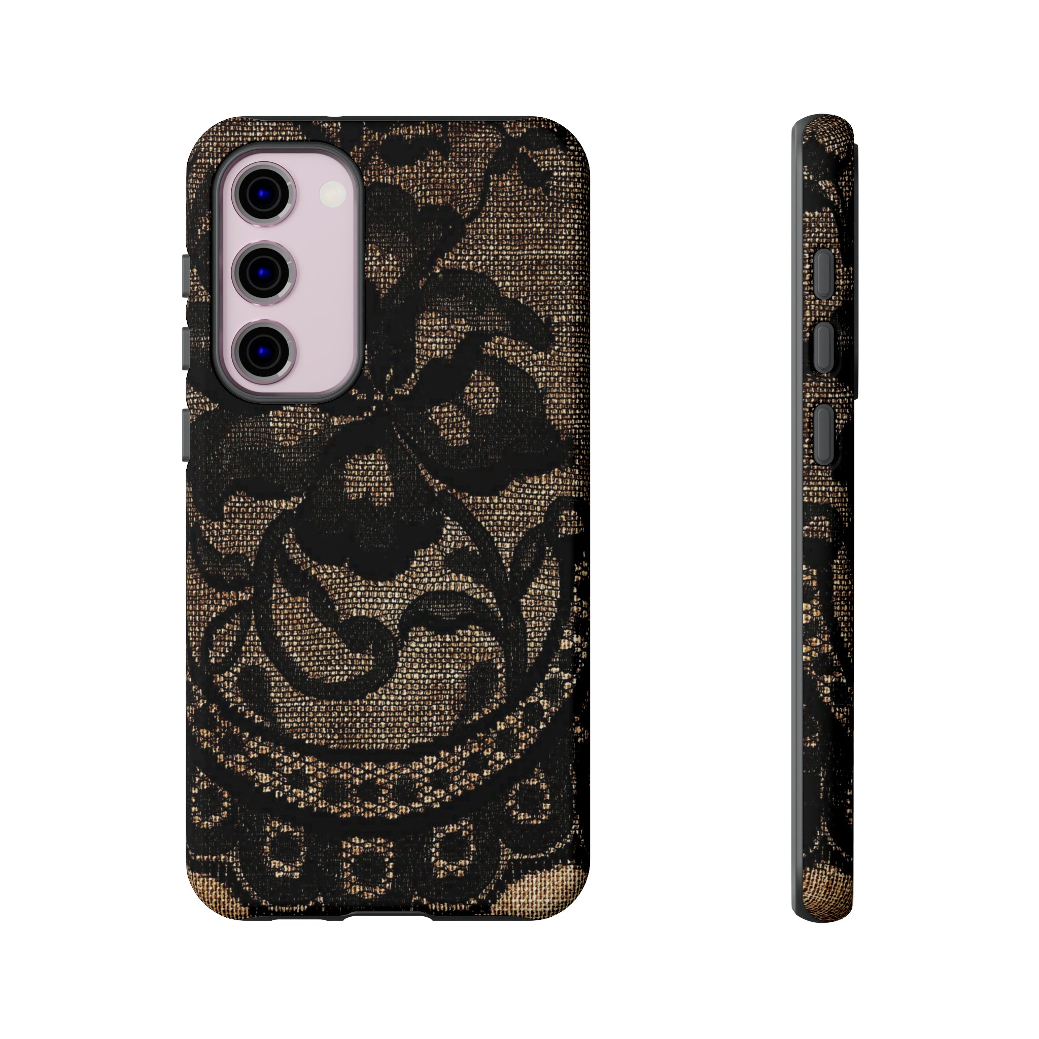 Broomrose Gothic Flower - Protective Phone Case