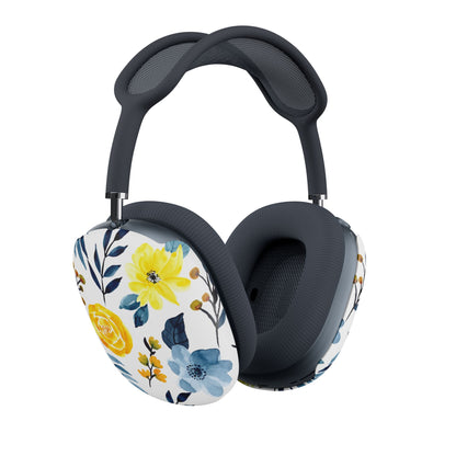 Yellow Blue Blossoms - AirPod Max Case