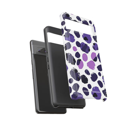 Purple Inkblots Google Pixel 7 - Tough Phone Case