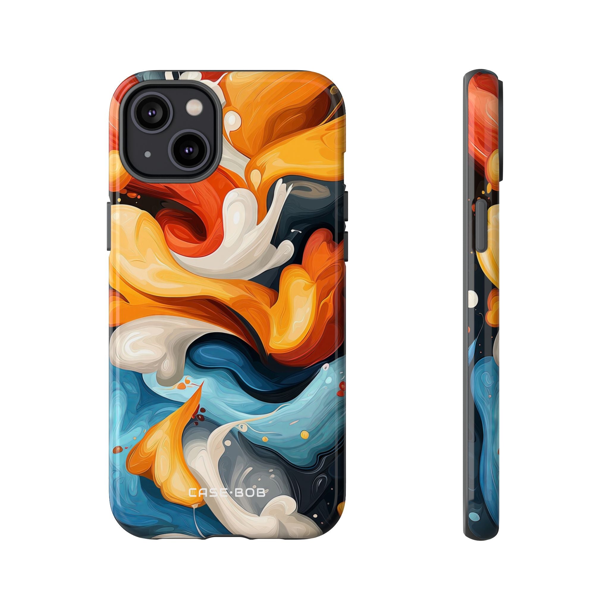 Crimson Ribbon iPhone 14 Plus Case - Tough