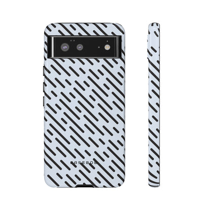 Monochrome Dash - Protective Phone Case