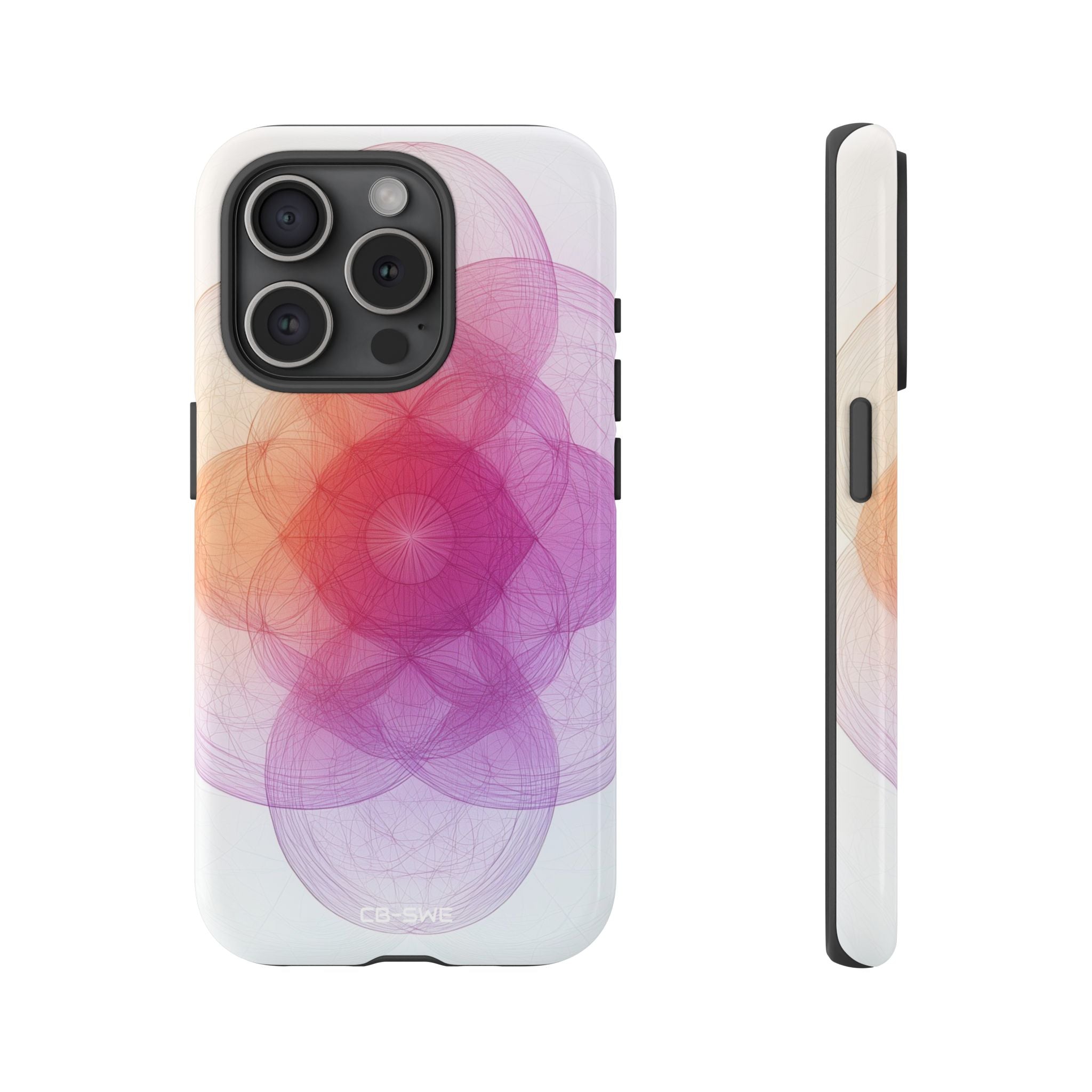 Radiant Circles Expand - iPhone Case
