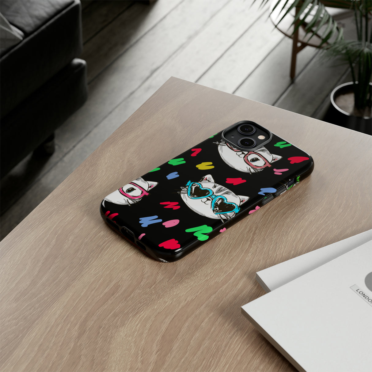 Cat Coloring - Protective Phone Case