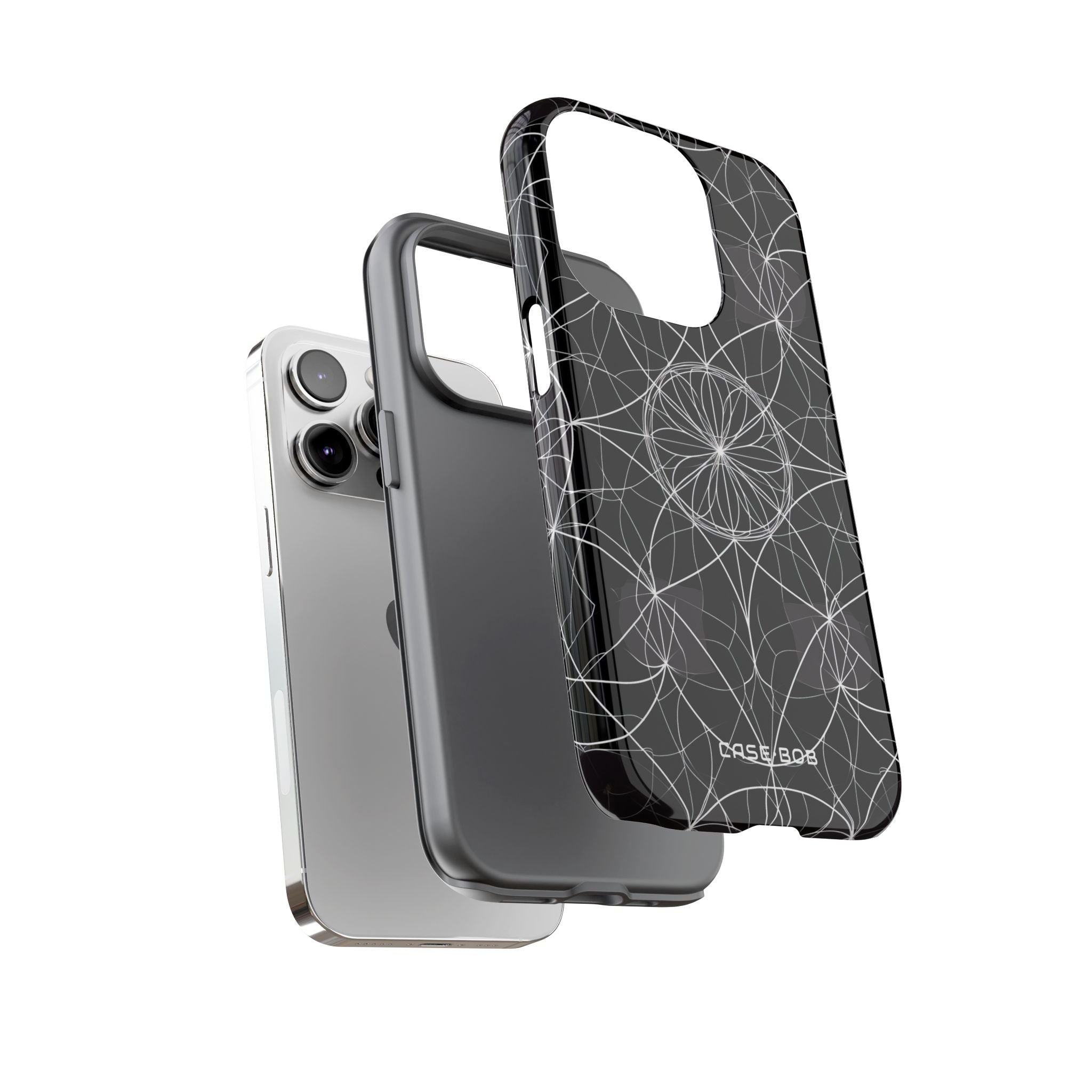 Radiant Petal Orbit iPhone 14 Pro Case - Tough