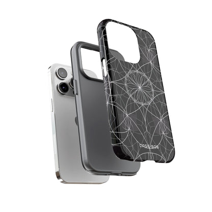 Radiant Petal Orbit iPhone 14 Pro Case - Tough