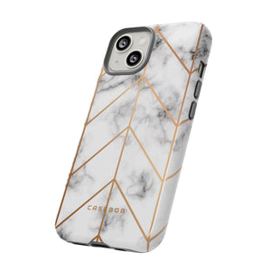 Golden Marble Phone Case - Protective - Protective Phone Case