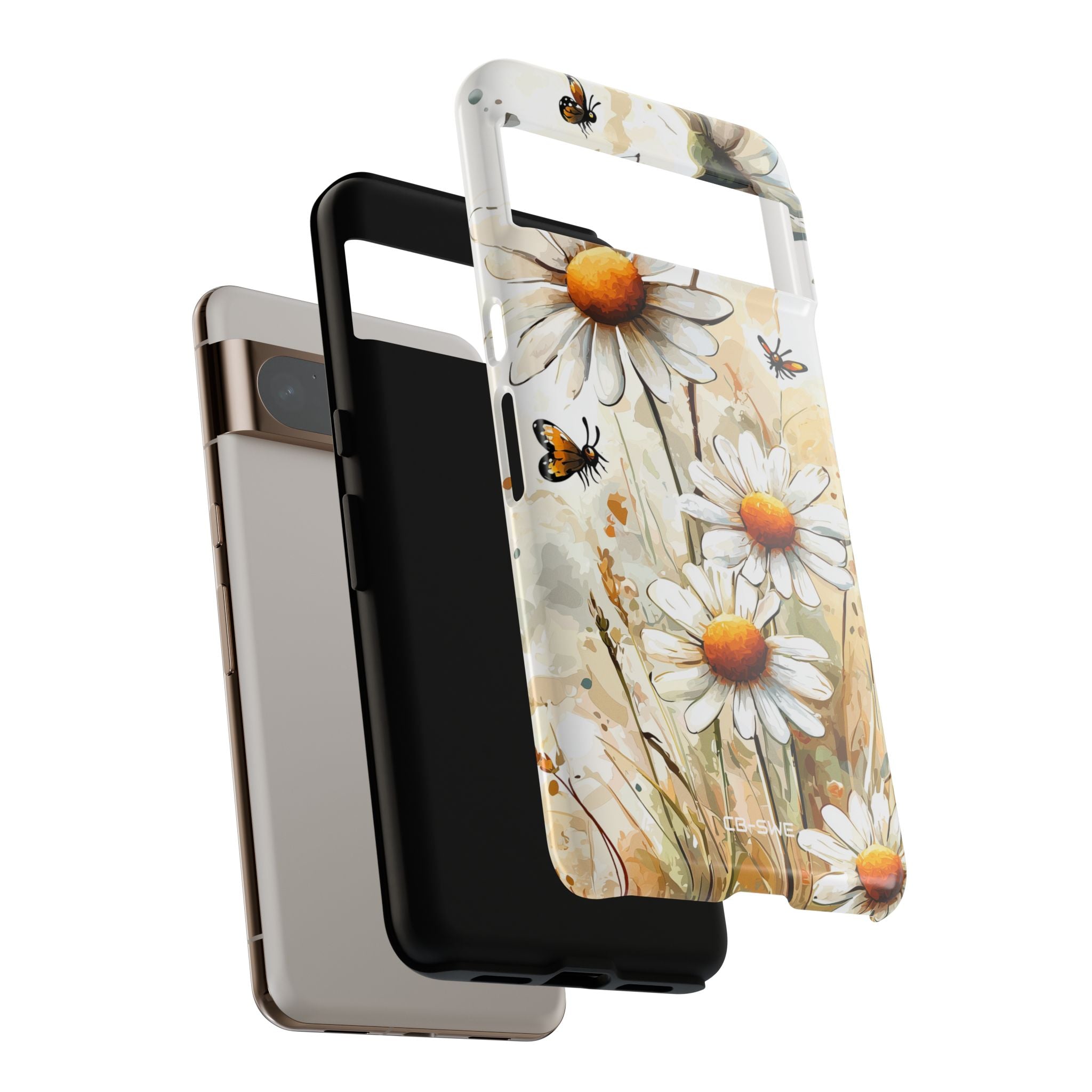 Daisies Dance Light - Google Pixel Case