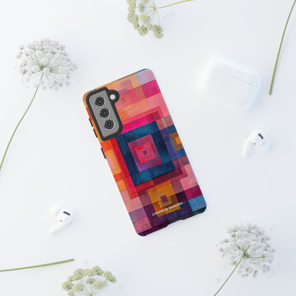 Vibrant Geometry - Tough Samsung S21 Phone Case