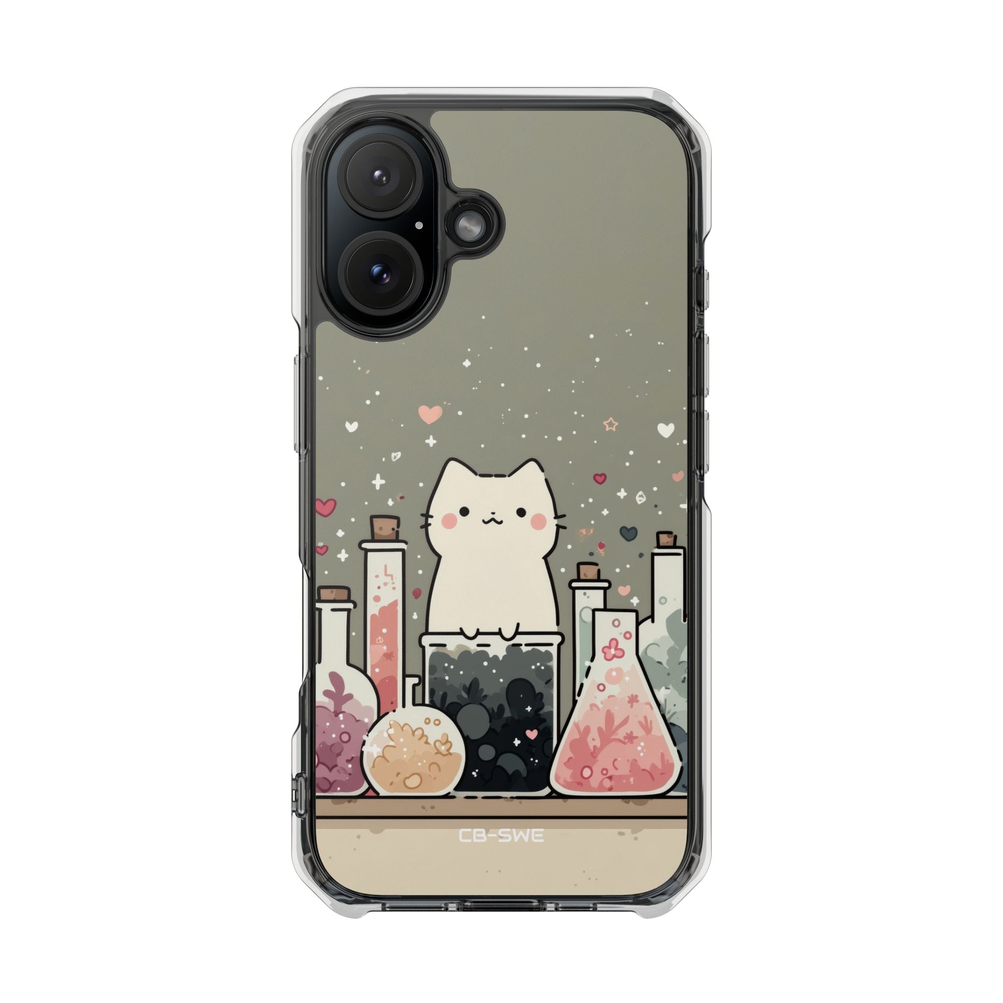 Cat Explores Potions iPhone Case - Impact