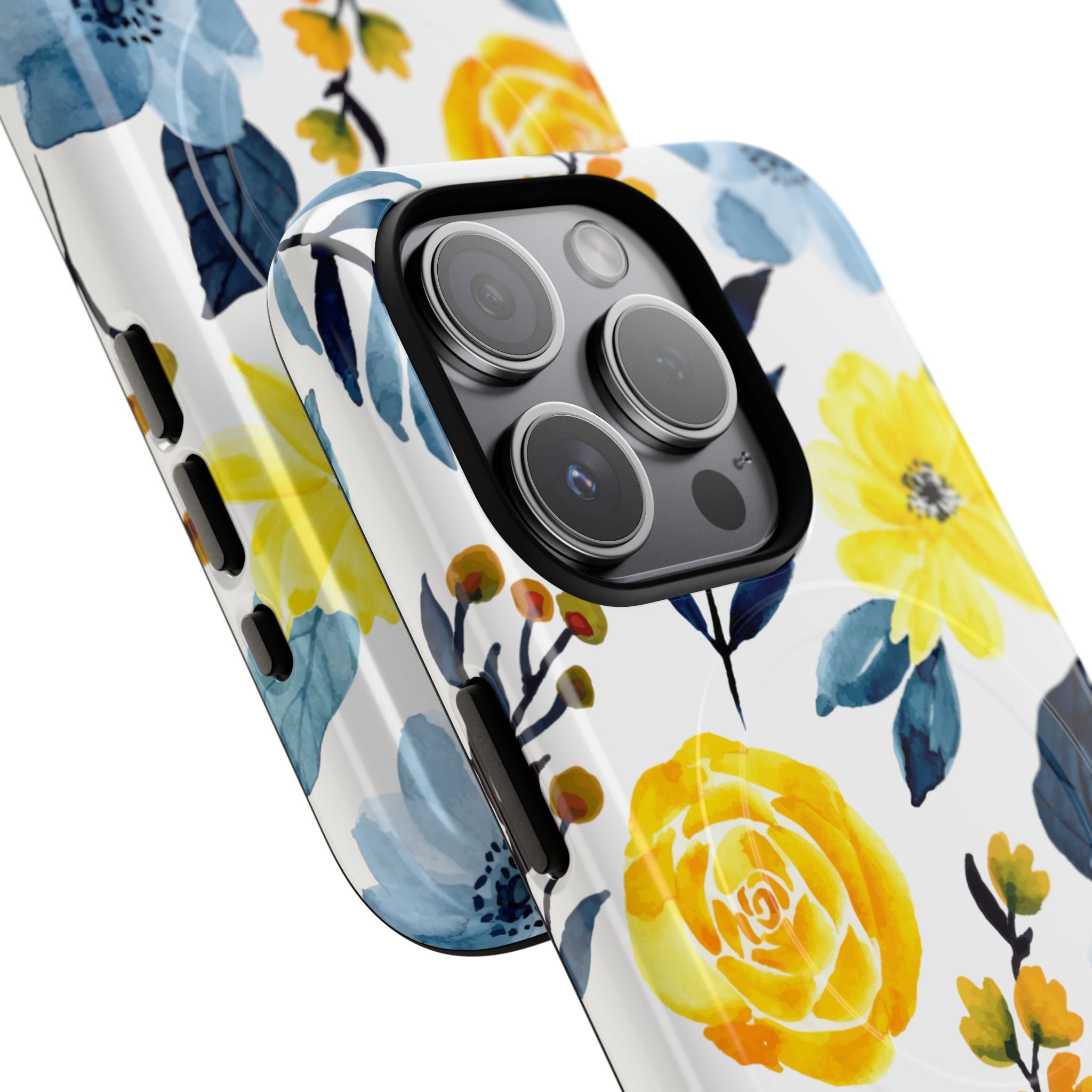 Golden Bloom iPhone 15 Pro Case - Tough+