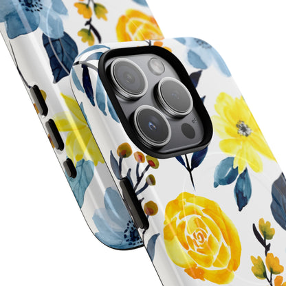 Golden Bloom iPhone 15 Pro Case - Tough+
